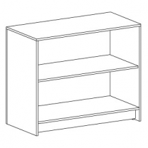 Тумба торговая для магазина, с полкой, MD-KT 107