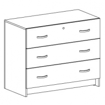 Тумба торговая для магазина, с ящиками, MD-KT 108