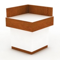 Торговый прилавок для магазина, глухой, внешний, MD-2706.105