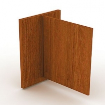 Боковина торгового прилавка с распашной дверкой, правая, MD-2706.98.1