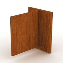 Боковина торгового прилавка с распашной дверкой, левая, MD-2706.98.2