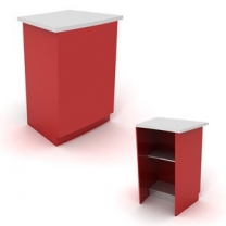 Блок левый для магазина, ширина 800мм, цвет на выбор, MD-NES.0007.001