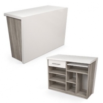 Ресепшн для магазина, ширина 1200мм, цвет на выбор, MD-NES.050.1200