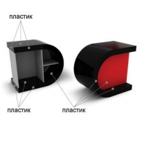 Модуль полукруглый крайний правый, MD-KMT.001