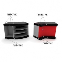 Модуль угловой внутренний 135° левый, MD-KMT.009