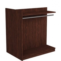 Торговая гондола для магазина, 2-хсторонняя, с вешалами и полками, MD-ST 12