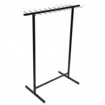 Стойка (вешало) с крючками для ремней, черный муар A-СТ-128-Л(черн)