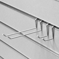 Двойной крючок для торговой панели для магазинов (цинк) ЕК327-150П