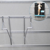 Подставка под колготки для торговой панели для магазина (цинк) ЕК360П