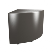 Банкетка/сектор в прихожую, цвет черный, с сиденьем, для магазина, ПФ-4(чёрн)