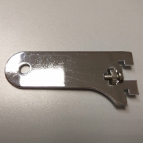 Держатель трубы, хром, глубина 100 мм, диаметр 25 мм MD-204 M78-100