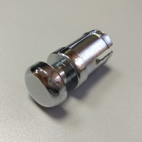 Заглушка в трубу, хром, диаметр 25 мм, MD-320 d=25A