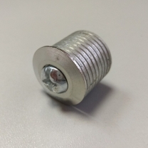 Заглушка в трубу для систем Vertikal (Вертикаль), хром, диаметр 25 мм, MD-327 d=25