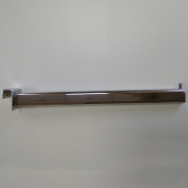 Кронштейн прямой на прямоугольную трубу система Vertikal (Вертикаль), хром, MD-424 B24