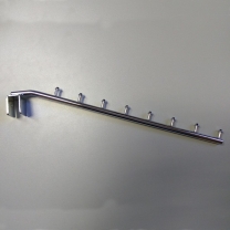 Кронштейн наклонный на прямоугольную трубу система Vertikal (Вертикаль), хром, MD-475 D50 d=10