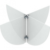 Разделитель круглой чаши торговой d-500 мм (комплект) для магазина, прозрачный MD-SKR 150, MD-SKR150