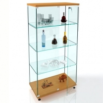 Шкаф-витрина "Стаканчик" 1630х680х450 мм ВК-700