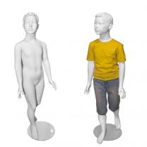 Манекен детский, мальчик, 6 лет, белый, для одежды MD-CLASSIC KIDS 10