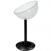 Торговая стойка для магазина, накопитель, напольная, наклонная, с чашей MD-SKR.330.TL.BL