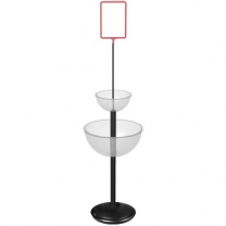 Торговая стойка для магазина, накопитель, напольная MD-SKR.903.BL