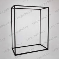 Вешало напольное, разборное, для магазина одежды, черный муар A-СТ-002-Л(черн)