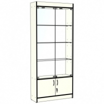 Витрина широкая, без задней стенки, для магазина В-64