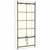 Витрина широкая, задняя стенка ДВП, для магазина В-64-Д