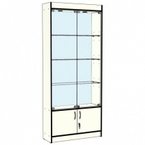 Витрина широкая, задняя стенка стекло, для магазина В-64-С