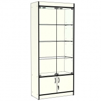 Витрина широкая, задняя стенка ДВП, для магазина В-164-Д