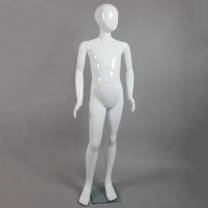 Манекен детский без лица, цвет белый глянец, в полный рост BA-2W