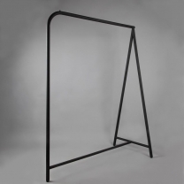 Стойка (вешало) для магазина одежды, напольная на ножках A-СТ-161-Л