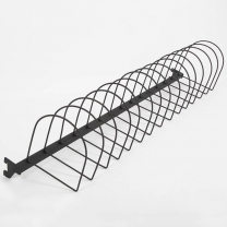 Кронштейн для шапок, черный, 15 крючков GLS007/1200-Л