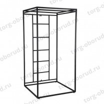 Примерочная с рамой для зеркала, для магазина одежды П-107-Л