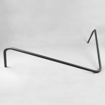 Примерочная угловая, для магазина одежды, цвет черный муар П-110-Л(черн)