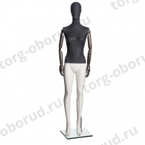 Манекен женский с деревянными руками для магазина одежды MD-Jeans F-01