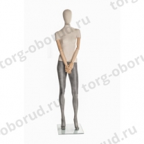 Манекен женский с деревянными руками для магазина одежды MD-Linen F-02