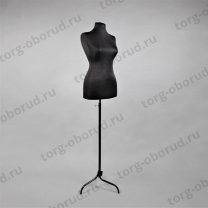 Манекен портновский регулируемый женский, цвет черный К-301-ИК(46-48)
