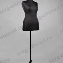 Манекен портновский регулируемый женский, цвет черный К-301-ИК(48-50)