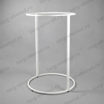 Вешало - стойка для одежды круглая напольная металлическая стационарная, белая A-СТ-406-Л(бел)