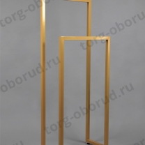 Вешало напольное неразборное, для магазина одежды A-СТ-183-Л(зол)