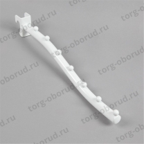 Кронштейн для овальной трубы, цвет белый U8501N(бел)