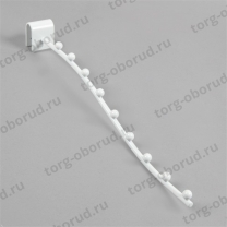 Кронштейн на овальную трубу, цвет белый U220136(бел)