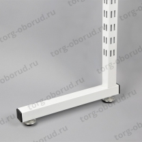 Стойка перфорированная, опора односторонняя приварная TPQ1-2400/TPQ7(бел)