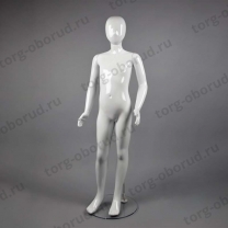 Манекен детский в полный рост без лица, для магазина BAM-2W