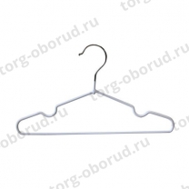 Вешалка-плечики обрезиненная для детской одежды A01CH/4(бел)
