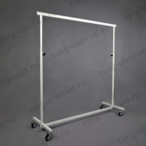 Вешало напольное, регулируемое, на колесах, для магазина одежды A-СТ-310-Л(бел)