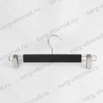 Вешалка-плечики деревянная для детской одежды WS 006-32(черн)