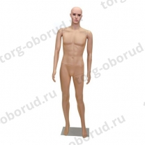 Манекен мужской в полный рост с макияжем, цвет телесный XSL-3-К