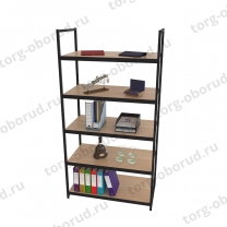 Стеллаж напольный для магазина с полками A1790-20(ч/дс)