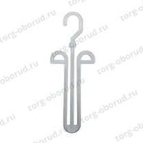 Вешалка-крючок пластиковая, цвет белый В-200Н(бел)